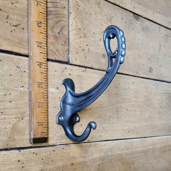 Hat & Coat Hook DUMBO Antique Iron 150mm x 100mm Projection