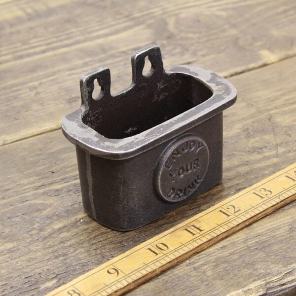 Cap Catcher ENJOY YOUR DRINK Cast Antique Iron