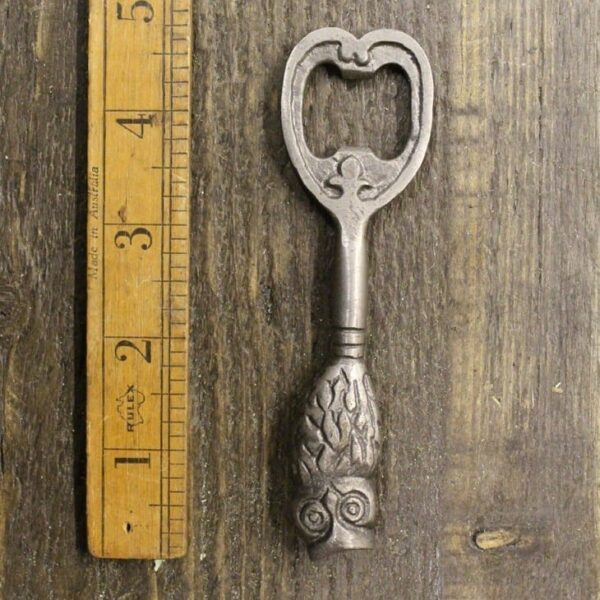 Bottle Opener Handheld OWL Antique Iron 120mm
