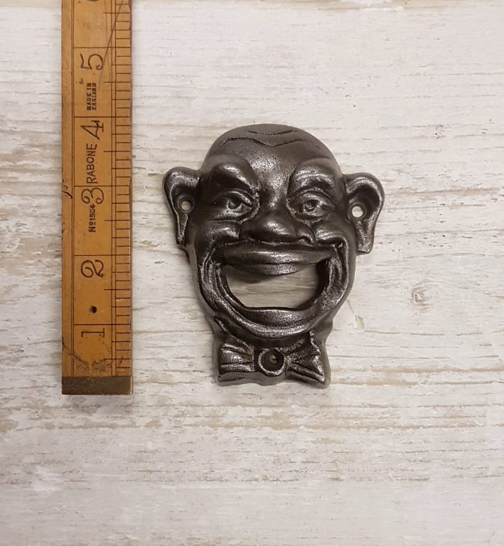Bottle Opener Wall Mounted BOW TIE Antique Iron LAUGHING
