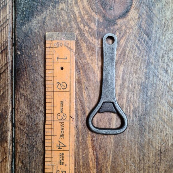 Bottle Opener Hand Held PLAIN Antique Iron 90mm
