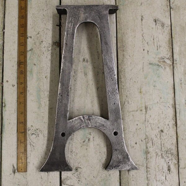 Bench End Frame AXDANE 2 Rod holes Cast Antique Iron 400mm x 230mm
