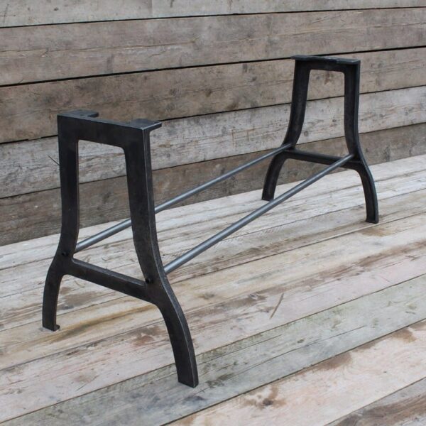 Dining Table End Frame ABBOT 2 Rods Cast Antique Iron 711mm x 508mm