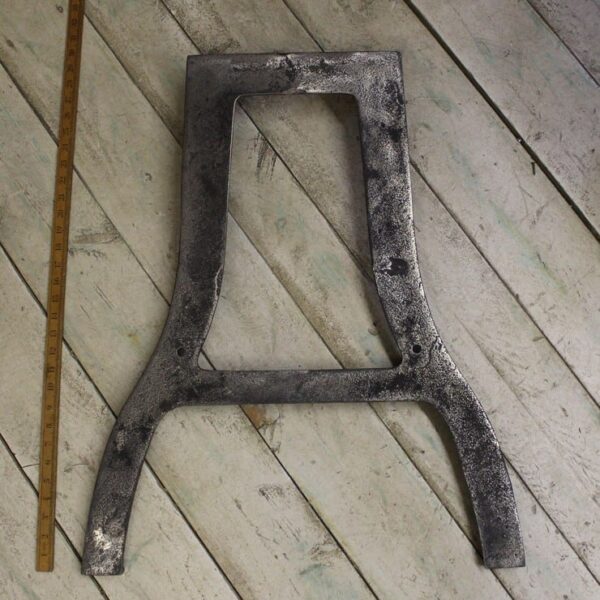 Alternative view of Dining Table End Frame ABBOT 2 Rods Cast Antique Iron 711mm x 508mm