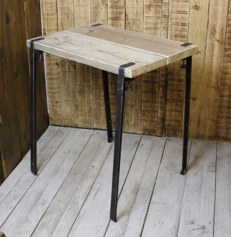Table Leg TIPTOE Tapered Antique Iron 710mm