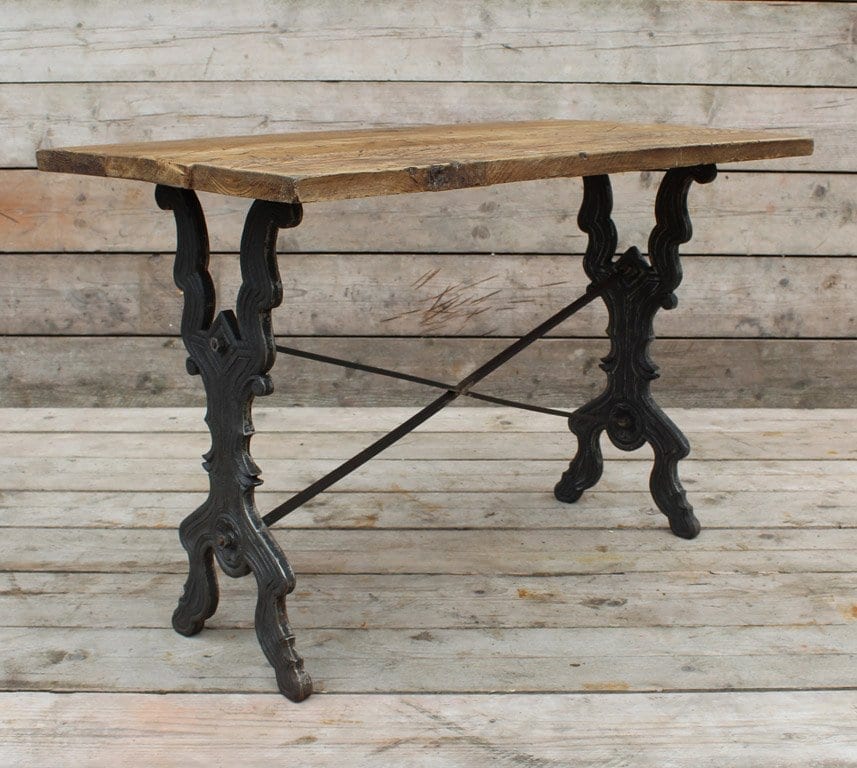Table Set YARMOUTH detailed 'Y' Frame Cast Iron 710mm