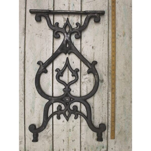 Alternative view of Console Table End Frame CEDAR Paisley Cast Iron 710mm