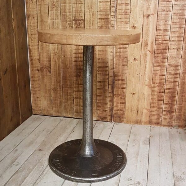 Pedestal Table SINGER Round Solid Pedestal Cast Iron 762mm