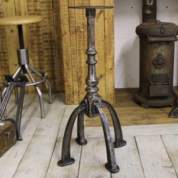 Pedestal Wine Table QUAD Cast Antique Iron 740mm