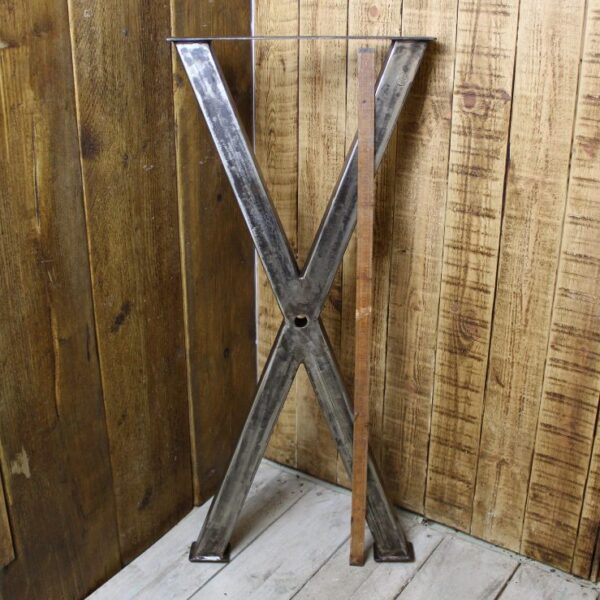 Alternative view of Table End Frame GIN POSEUR Cross Section Steel 915mm 50mm x 50mm