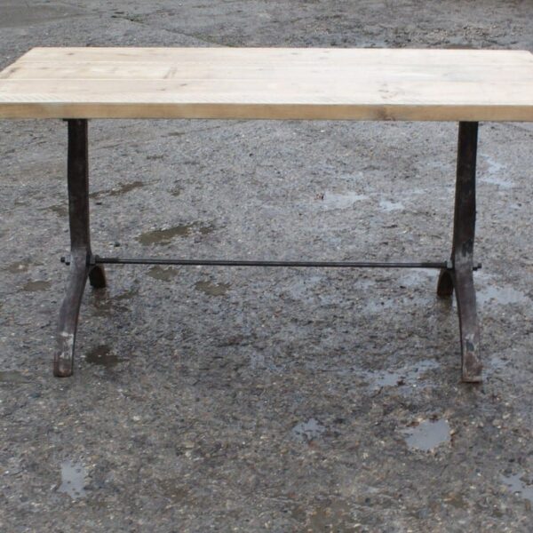 Alternative view of Dining Table End Frame AMISH Cast Antique Iron 780mm