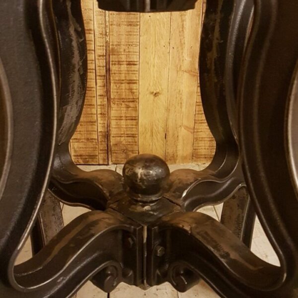 Alternative view of Table Base KINGSTON 4 Way Cross Frame Cast Iron 710mm