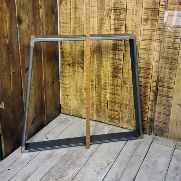 Table End Frame Modern Ind TRAPEZE Box Section 710mm x 800mm