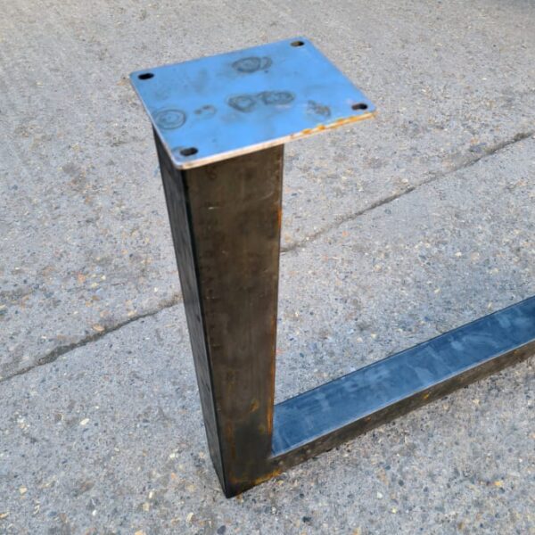 Alternative view of Table End Frame Modern Ind U-SHAPE 710mm x 820mm W