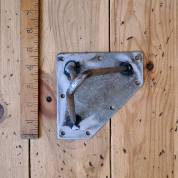 Alternative view of Hairpin Leg 3 Prong Antique Iron 8mm Diameter Rod 150mm