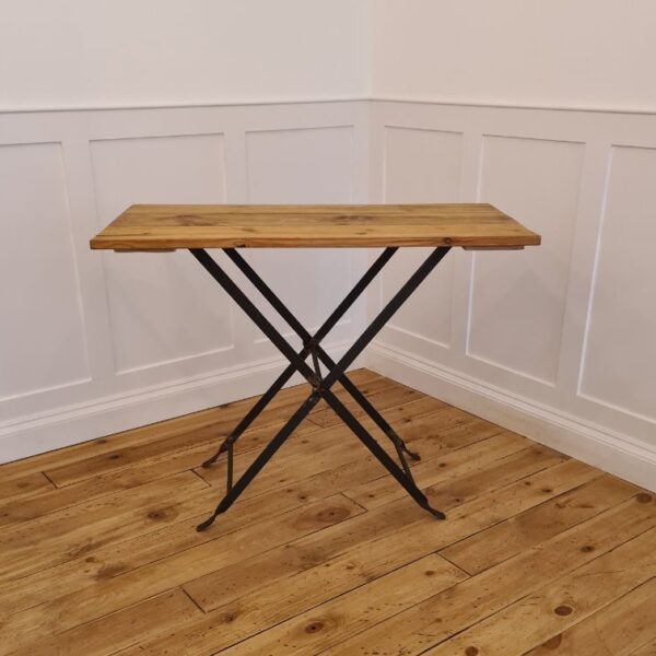Butlers Bistro Table Folding Hand Forged 690mm x 550mm Wide