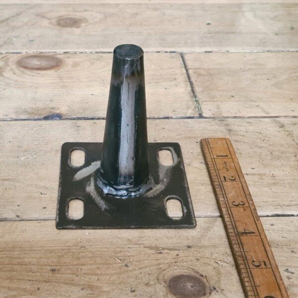 Alternative view of Furniture Leg Conical Tapered Antique Iron 100mm