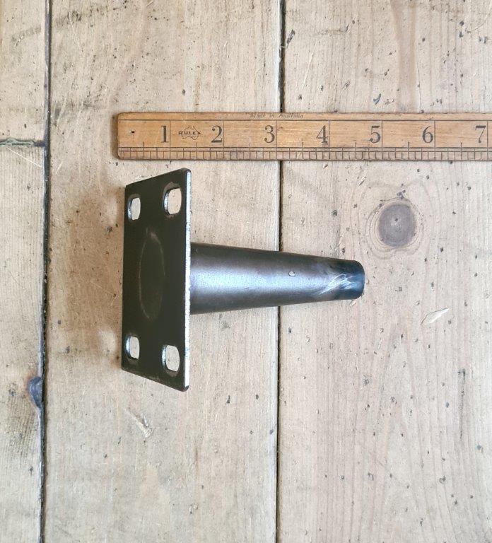 Furniture Leg Conical Tapered Antique Iron 100mm