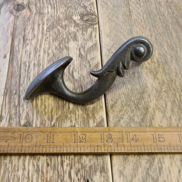 Alternative view of Lever Door Handle Round Rose CARNABY Cast Antique Iron 140mm