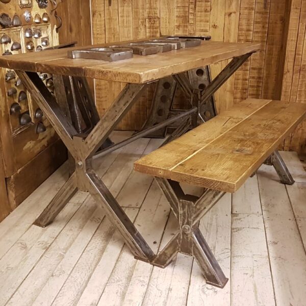 Table End Frame Cross Frame BANBURY 710mm High 50mm x 50mm Box