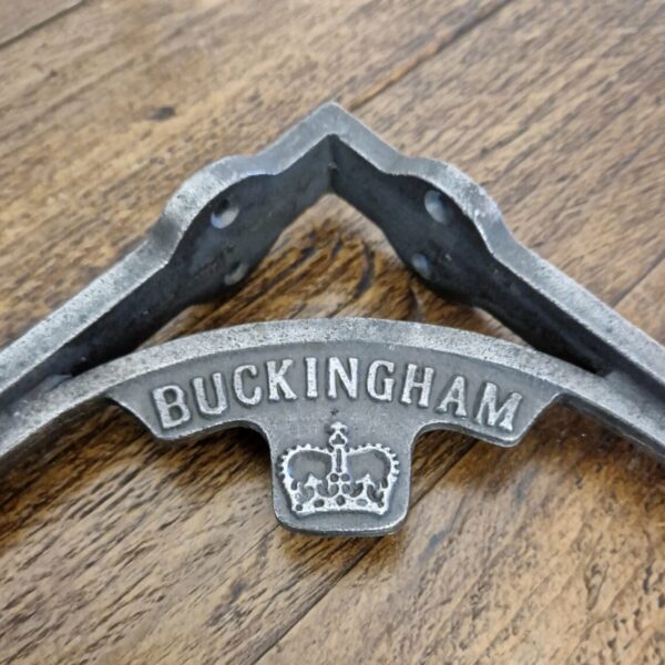 Shelf Bracket GALLOWS Rad Lugs BUCKINGHAM Antique Iron 200mm x 200mm