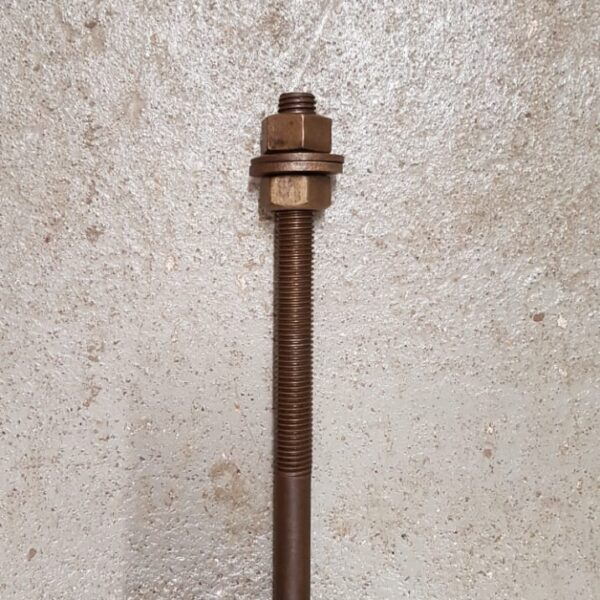 End Frame Connecting Rod Solid 149mm Long Thread 1600mm x 19mm Diameter