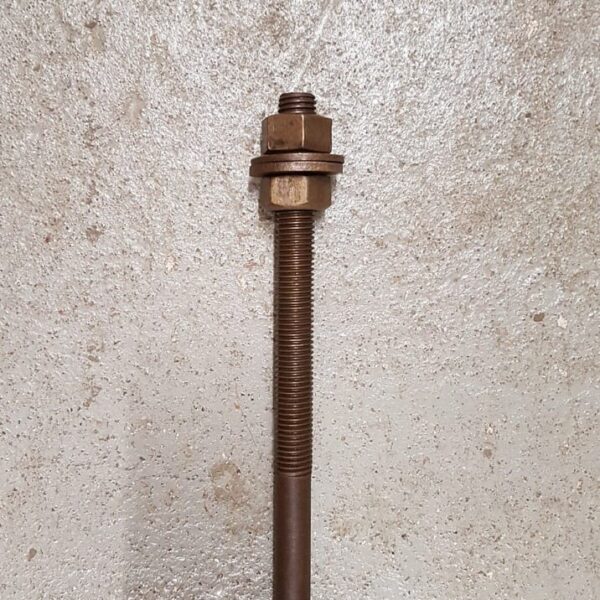 End Frame Connecting Rod Solid 102mm Long Thread 1200mm x 19mm Diameter