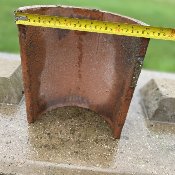 Reclaimed Clay Half Round Ridge Tile