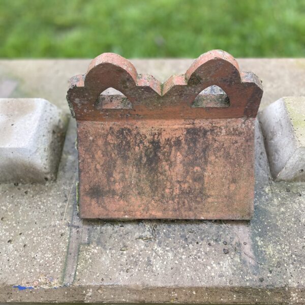 Alternative view of Reclaimed Decorative Detail Clay Ridge Tile 300-300 | The Reclaimed Company