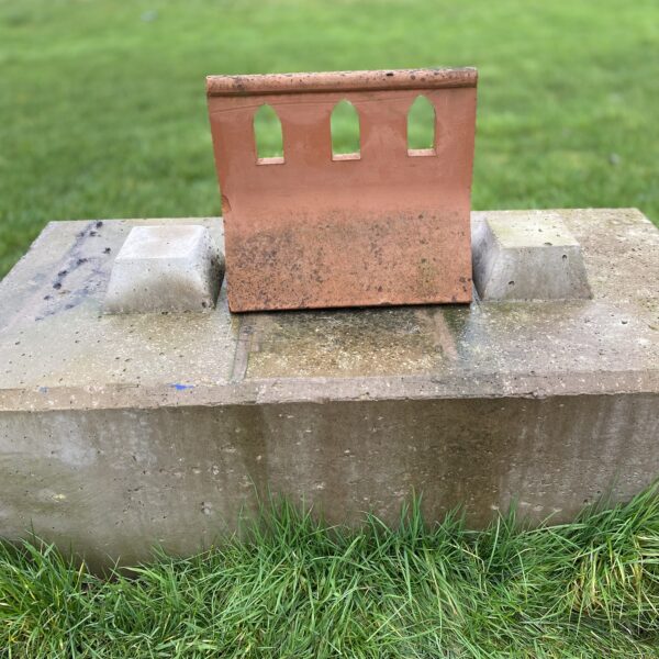 Reclaimed decorative detail ridge