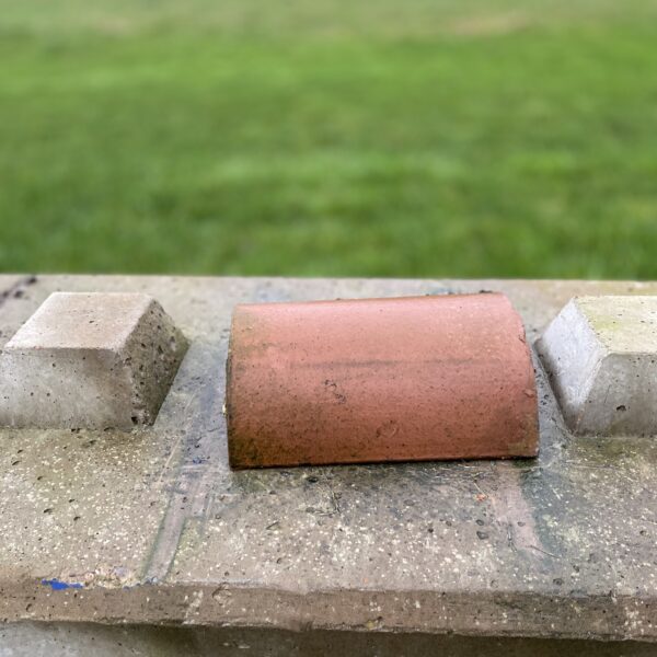 Reclaimed Clay Half Round Ridge Tile