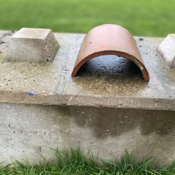 Reclaimed Clay Half Round Ridge Tile