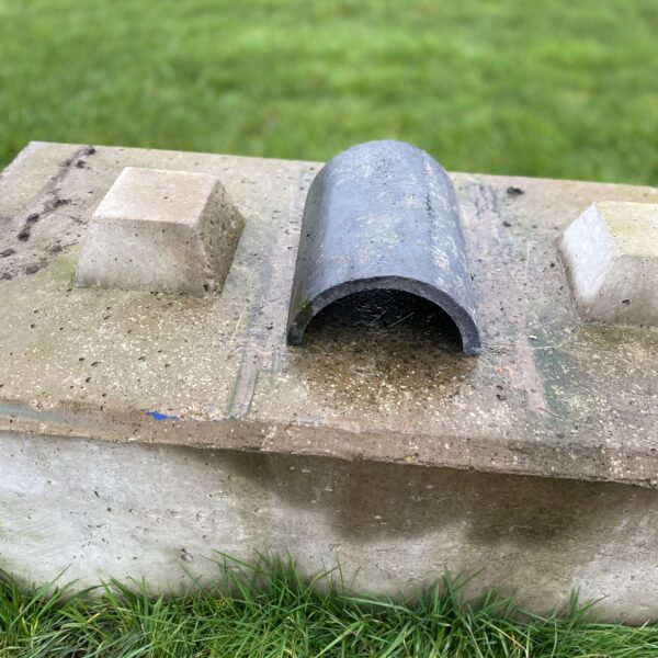 Reclaimed Clay Half Round Ridge Tile