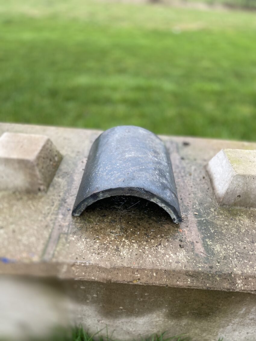 Club Ridge Tile Reclaimed Clay Ridge Tile – Company 320–300 Half Round