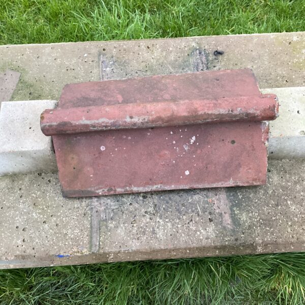 Alternative view of Reclaimed Natural Red Roll Top Ridge Tile 470-280