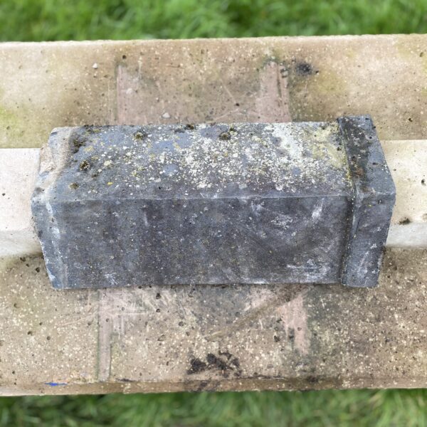 Alternative view of reclaimed Staffordshire Blue Angle Cap Ridge 490-250