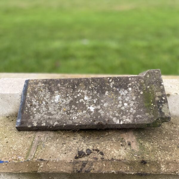 Reclaimed Weathered Staffordshire Blue Clay Ridge Tile