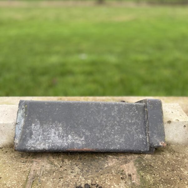 Black Clay Angle Cap Ridge Tile