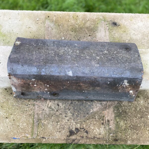 Alternative view of Reclaimed Staffordshire Blue Clay Angle Ridge Tile 470-240