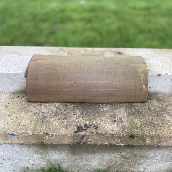 Reclaimed half Round brown Ridge Tile
