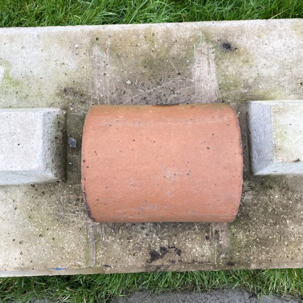Reclaimed Terracotta Half Round Ridge.