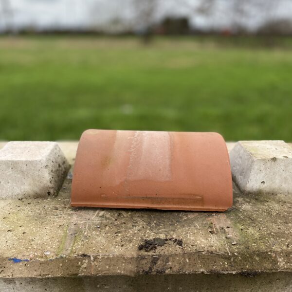 Reclaimed Terracotta Half Round Ridge.