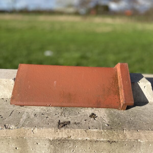 Reclaimed red/ Terracotta Angle Cap Ridge Tile