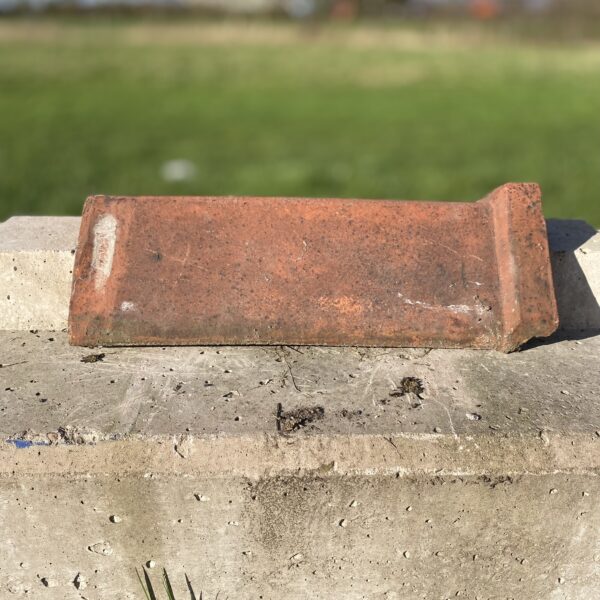 Reclaimed red/ Terracotta Angle Cap Ridge Tile