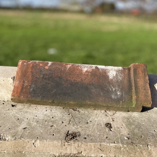 Reclaimed red/ Terracotta Angle Cap Ridge Tile