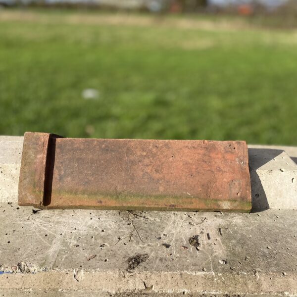 Reclaimed red/ Terracotta Angle Cap Ridge Tile