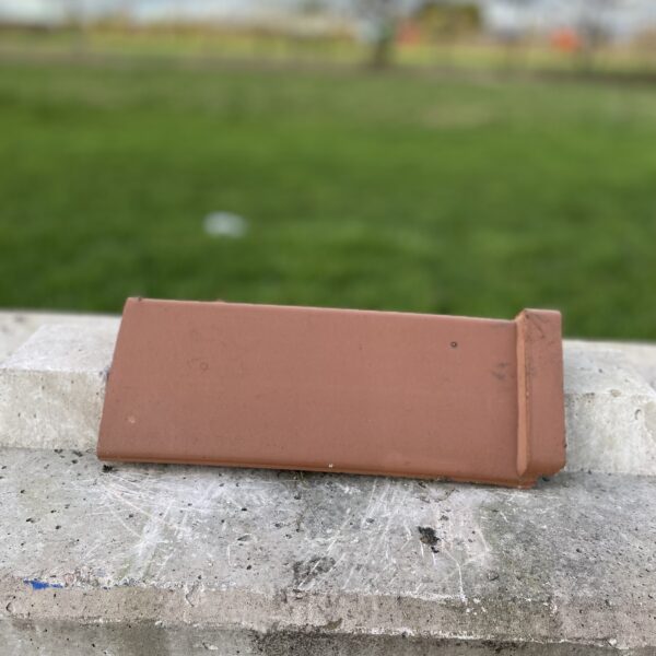 Reclaimed red/ Terracotta Angle Cap Ridge Tile