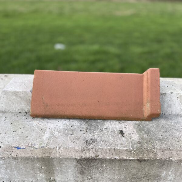 Reclaimed red/ Terracotta Angle Cap Ridge Tile