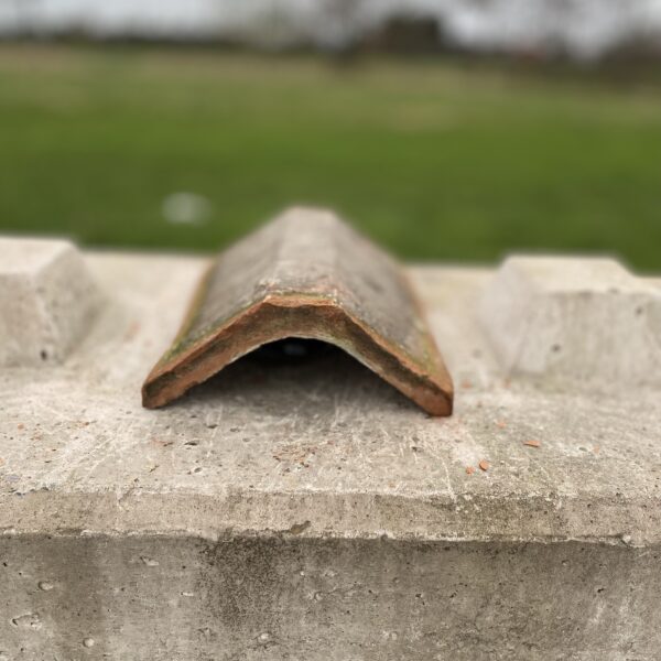 Reclaimed Terracotta Flat Ridge Tile – Traditional Clay Roof Ridge