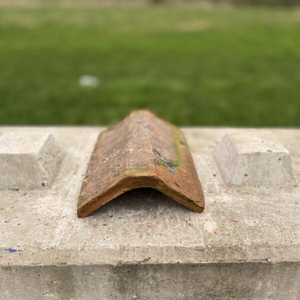 Reclaimed Terracotta Flat Ridge Tile – Traditional Clay Roof Ridge